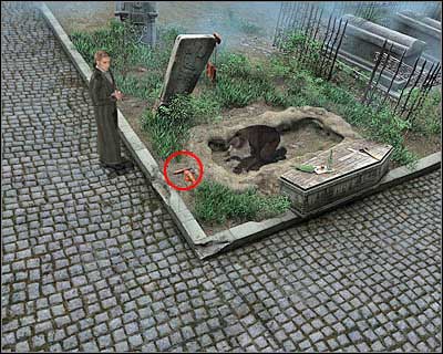 Go back to the first area of the cemetery, near the large gate - Bloomsbury Cemetery I - London - Dracula: Origin - Game Guide and Walkthrough