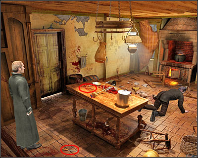 Obviously you will have to open your inventory - Godalming Manor I - London - Dracula: Origin - Game Guide and Walkthrough