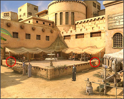 You will be transported to one of the stands - Marketplace #3 - Cairo - Dracula: Origin - Game Guide and Walkthrough