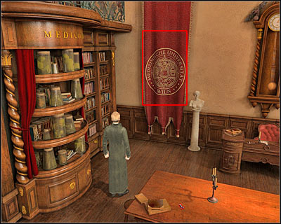 Use the stairs to get to the upper balcony of the library - Library I - Vienna - Dracula: Origin - Game Guide and Walkthrough