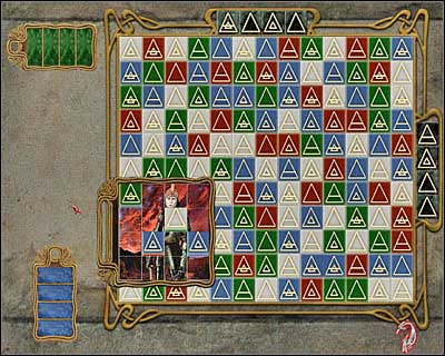 Your final task here will be to change colors, based on what you've received from the board - Dracula's Castle III - Transylvania - Dracula: Origin - Game Guide and Walkthrough