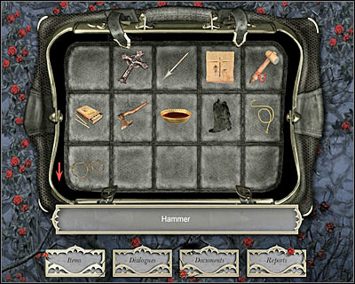 As you probably member, you haven't clicked on the right door, so that's where you'll have to go - Dracula's Castle IV - Transylvania - Dracula: Origin - Game Guide and Walkthrough