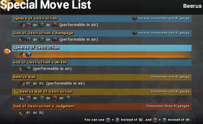 1 - Beerus | Characters - Characters - Dragon Ball FighterZ Game Guide