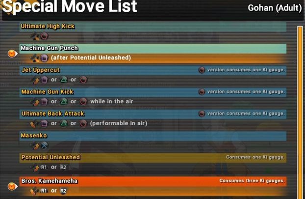 1 - Gohan (Adult) | Characters - Characters - Dragon Ball FighterZ Game Guide