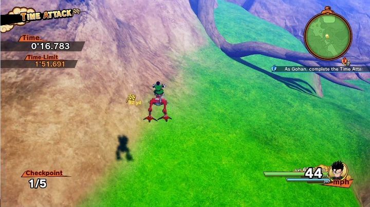 Fly to the city center and join the race - Teachings for Tomorrow | Side mission in DBZ Kakarot - Majin Buu Reborn - Dragon Ball Z Kakarot Guide