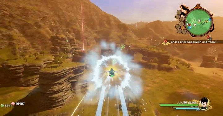 After the cut-scene, follow Spopovich and Yamu - Episode 2 | Majin Buu Reborn | DBZ Kakarot Walkthrough - Majin Buu Reborn - Dragon Ball Z Kakarot Guide