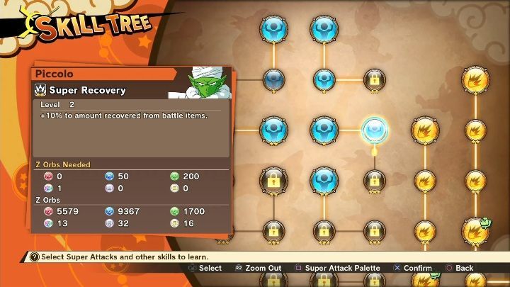 You will find a lot of Z Orbs in the world DBZ Kakarot - Best tips for Dragon Ball Z Kakarot - Basics - Dragon Ball Z Kakarot Guide