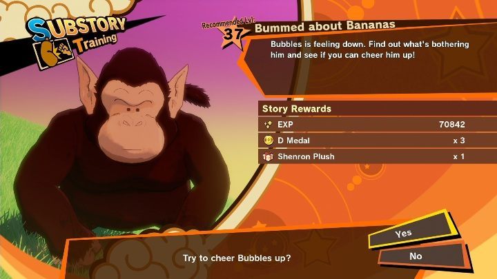 Time frame: From Android Terror Arrives - Episode 2: For the Future to Episode 3: The Training Rooms Open - Bummed about Bananas | Side mission in DBZ Kakarot - Android Terror Arrives - Dragon Ball Z Kakarot Guide