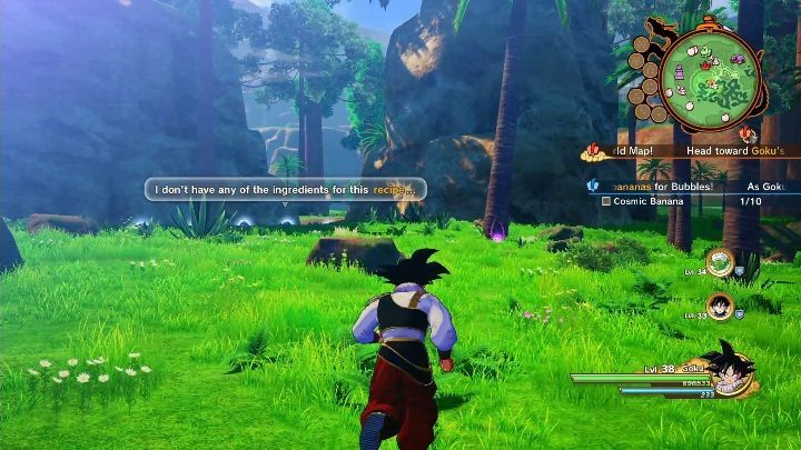 Bananas lie under the trees - Bummed about Bananas | Side mission in DBZ Kakarot - Android Terror Arrives - Dragon Ball Z Kakarot Guide