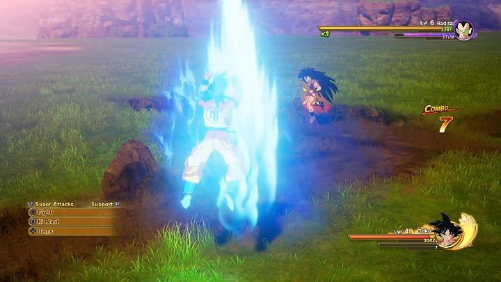 This way you can evaluate which attacks will be the best in a given situation and how to act - Combat system | DBZ Kakarot basics - Basics - Dragon Ball Z Kakarot Guide