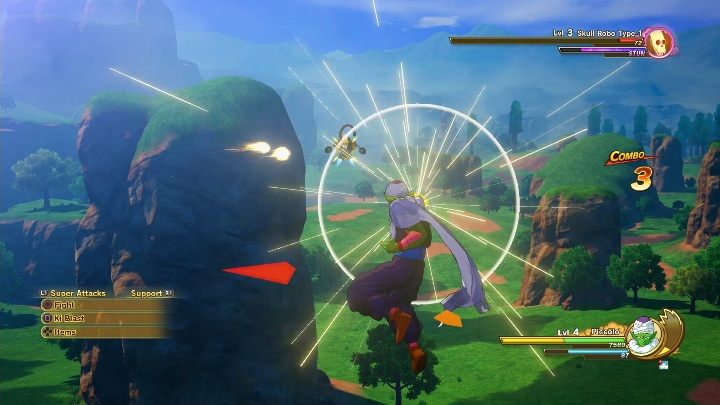 This is the perfect opportunity to inflict heavy damage on the enemy - Combat system | DBZ Kakarot basics - Basics - Dragon Ball Z Kakarot Guide