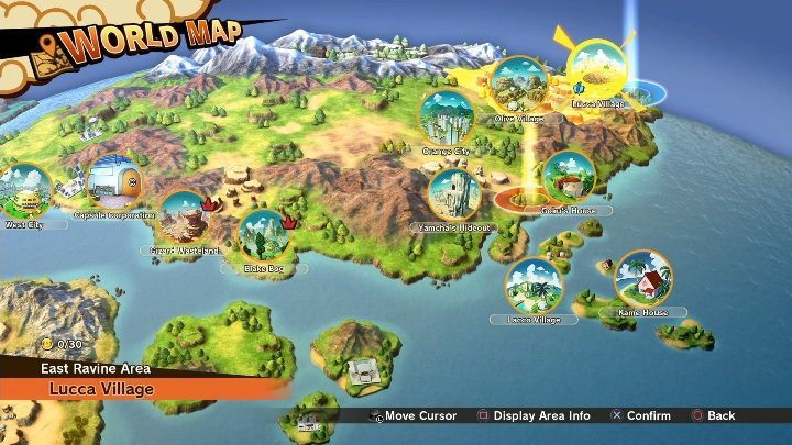 You need to move to the Lucca Village - Mysterious Power Reading | Side mission in DBZ Kakarot - Attack of the Saiyans - Dragon Ball Z Kakarot Guide