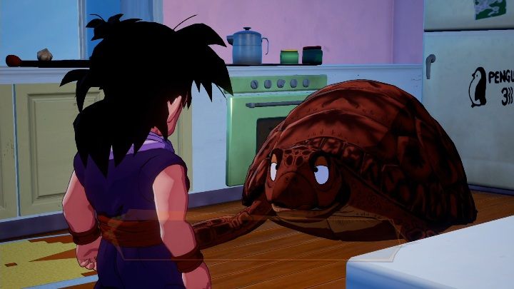 The turtle is waiting for you in the house - Tough Break for Turtle | Side mission in DBZ Kakarot - Evil Emperor Frieza - Dragon Ball Z Kakarot Guide