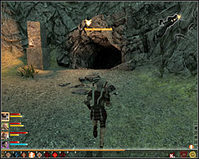 After conversation with Keeper Marethari choose upper left path, which leads to the north-east #1 - Mirror Image - p. 1 - Act II - Dragon Age II Game Guide