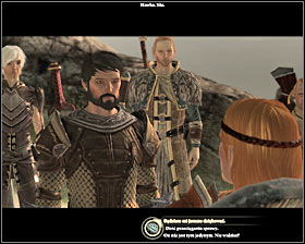 After winning the battle click on the signal fire #1 (M28, 18) of course - The Long Road - p. 2 - Act II - Dragon Age II Game Guide