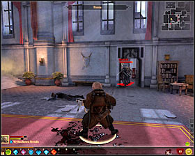 If it is possible, do not let enemies approach Varric too often #1 - Family Matter - p. 1 - Act II - Dragon Age II Game Guide