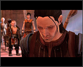 After winning the battle head north and then go down the western stairs #1 - Finding Nathaniel - Act III - Dragon Age II Game Guide