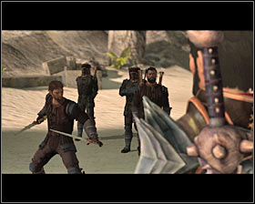 If youve released Zevran then he will appear there after you reach the camp #1 and regardless of the dialog option you choose, youll have to fight Crows - A Murder of Crows - p. 2 - Act III - Dragon Age II Game Guide