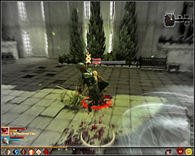 During a conversation next one of your party members will be succumbed by the pride demon #1 - Night Terrors - p. 2 - Act II - Dragon Age II Game Guide