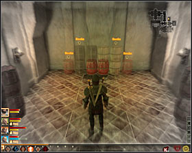 Now head south, turn to the east and enter a small northern room #1 - Night Terrors - p. 1 - Act II - Dragon Age II Game Guide