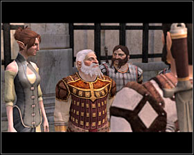 Now you can return to the [Hightown - Merchants Guild] location during the day - Fools Gold - p. 2 - Act II - Dragon Age II Game Guide