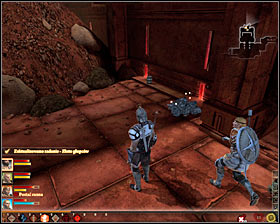 You can now enter the northern room, where previously hurlocks where running out of #1 - Fools Gold - p. 2 - Act II - Dragon Age II Game Guide