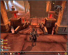 There are two groups of two golems to eliminate and a single one, who is located at the northern part of this path #1 - Fools Gold - p. 2 - Act II - Dragon Age II Game Guide