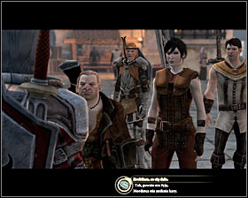 If you want you can check this area - youll find a locked chest - The First Sacrifice - Act I - Dragon Age II Game Guide