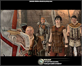 Head north and prepare to fight a group of street thugs #1 - The First Sacrifice - Act I - Dragon Age II Game Guide