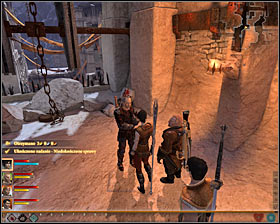 Whatever option you choose, go to the [Lowtown] location during the night and talk again to Meeran (M13, 29) - Loose Ends - Act I - Dragon Age II Game Guide