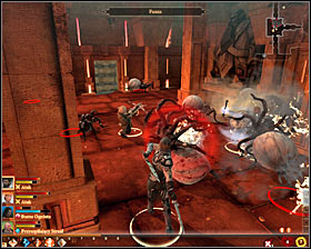 In order to continue the exploration of this underground structure, you need to go back to the place where youve fought spiders and open a door leading to the northern chamber #1 - Magistrates Orders - p. 1 - Act I - Dragon Age II Game Guide