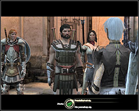 Take the same path to the exit from the manor #1 (M18, 2) - Bait and Switch - p. 2 - Act I - Dragon Age II Game Guide