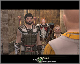 You can activate this quest by finding Martin in At The Hanged Man inn - Finders Keepers - Act I - Dragon Age II Game Guide