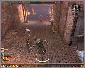 At the very end head to the localization at night [Lowtown - The Hanged Man] - Sketchy on the Details - Act II - Dragon Age II Game Guide