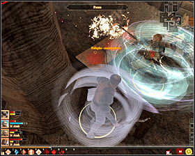 At the beginning it is better to fight at the ground floor as there are too many traps upstairs - Justice - p. 1 - Act III - Dragon Age II Game Guide