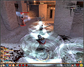Unfortunately, it is possible that the second group of enemies will appear soon in the area - Favor and Fault - Act III - Dragon Age II Game Guide