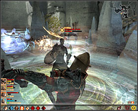 The aim is to reach the passage leading to the localization [Sundermount - The Caves Under Sundermount] #1 (M25, 7) - A New Path - p. 1 - Act III - Dragon Age II Game Guide