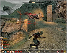 Before reaching the top, you will have to deal with a group of small dragons #1 and one huge dragon #2 (M25, 22) - A New Path - p. 1 - Act III - Dragon Age II Game Guide