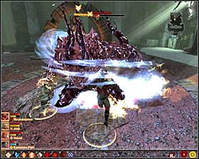 If you choose the upper dialogue option, it will mean the end of the fight - A New Path - p. 2 - Act III - Dragon Age II Game Guide