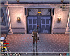 After getting inside the citadel go east - Faith; Questioning Beliefs (Sebastian) - Act III - Dragon Age II Game Guide