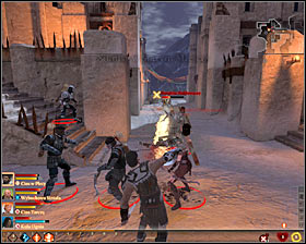 Quest can be activated by eliminating a proper number of Sharps Highwaymen lurking around the localization [Hightown] - Sharp Little Pinpricks - Act I - Dragon Age II Game Guide