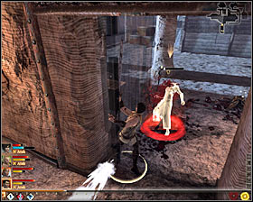 The enemies are in the bigger room so it is a good idea to show yourself to them and then wait for them to come #1 - Pier Pressure - Act I - Dragon Age II Game Guide