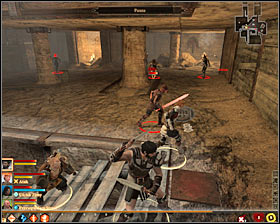 After finding the localization [Docks - Unused Passage] (M22, 1) (the passage you have chosen in the captains room) head east - Remains of the Outlaw Half-Braid Silsam - Act I - Dragon Age II Game Guide