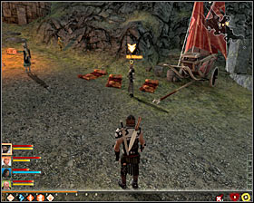 From the map of the world choose the last fold and go to the localization [Sundermount] #1 (M25, 1) - Remains of the Outlaw Half-Braid Silsam - Act I - Dragon Age II Game Guide