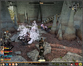 The chance to activate this task will appear while you will be exploring the caves under the Sundermount - The Seal of House Talwain - Act I - Dragon Age II Game Guide