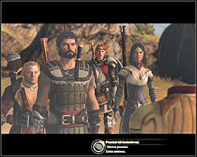 After eliminating all enemies choose one of two passages leading to the campsite (M28, 4), where you can notice the Mage apostate #1 - Terror on the Coast - Act I - Dragon Age II Game Guide