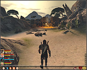 You can start performing this task after unblocking the shore - Dark Revelation - Act I - Dragon Age II Game Guide