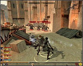 If you decline eliminating Harrowmont, you will have to defeat members of Carta in fight - Last of His Line - Act I - Dragon Age II Game Guide