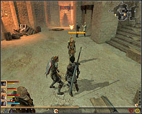 After eliminating the fraud focus on regular bandits from Carta #1 - Miracle Makers - Act I - Dragon Age II Game Guide