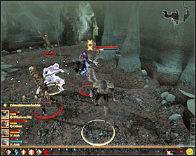 Right away head towards the place where somebody hid sinister book #1 (M58, 2) - Forbidden Knowledge - p. 2 - Act II - Dragon Age II Game Guide